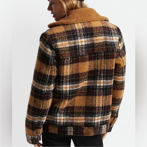 NWT Brixton Women’s Nouvelle Coat Lion Plaid Large - Picture 3 of 10